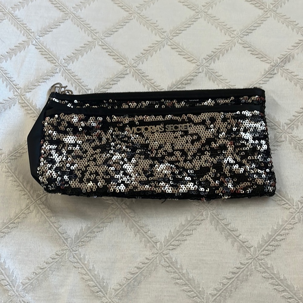 Victoria’s Secret sequin zip bag